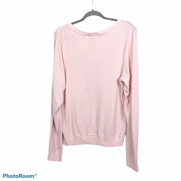 Wildfox striped bow pullover sweatshirt size M - Picture 4 of 8